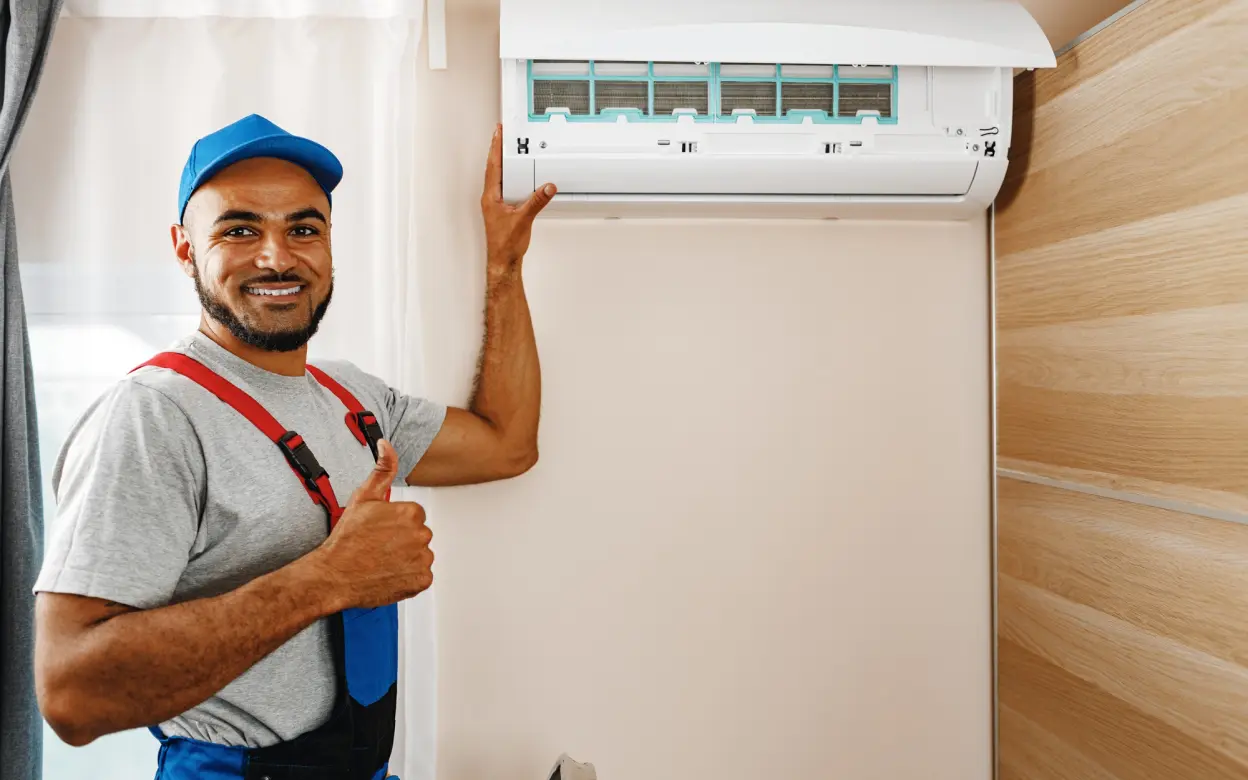 HVAC filter replacement commercial building